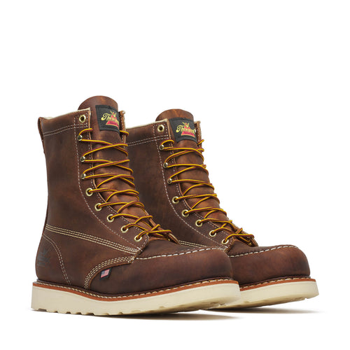 Thorogood American Heritage – 8″ Trail Crazy Horse Safety Toe – Moc Toe MAXWear Wedge™