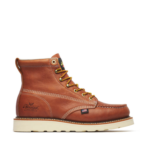 Thorogood American Heritage – 6″ Tobacco Moc Toe – MAXWear Wedge™