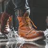 Thorogood American Heritage – Waterproof – 8″ Tobacco Composite Safety Toe – Plain Toe MAXWear Wedge™