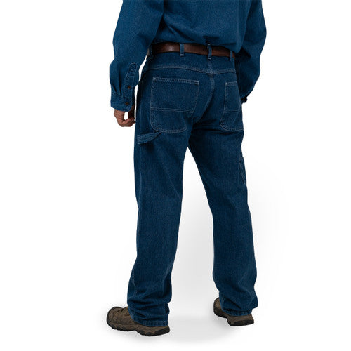 Key Apparel Men's Denim Dungaree - Traditional Fit