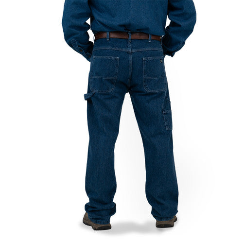 Key Apparel Men's Denim Dungaree - Traditional Fit