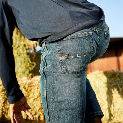 Ariat Rebar M4 Relaxed DuraStretch Basic Boot Cut Jean
