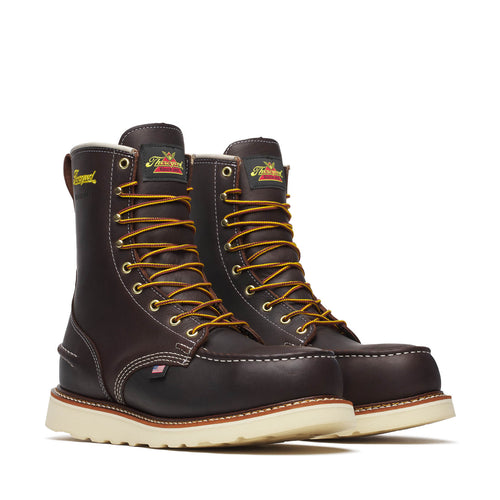 Thorogood 1957 Series Waterproof 8″ Briar Pitstop Safety Toe Moc Toe MAXWear Wedge™